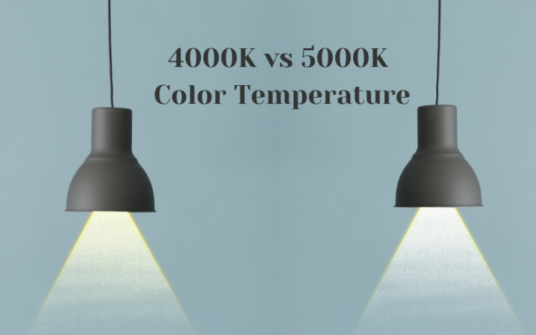 4000K vs. 5000K light difference color