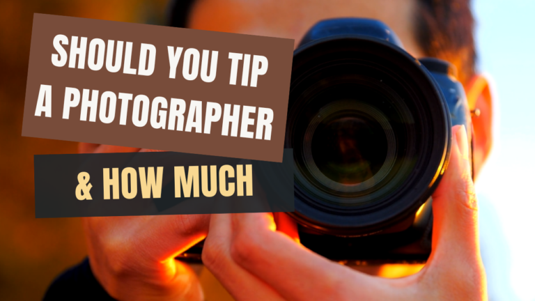 Tipping a Photographer - How Much is Enough